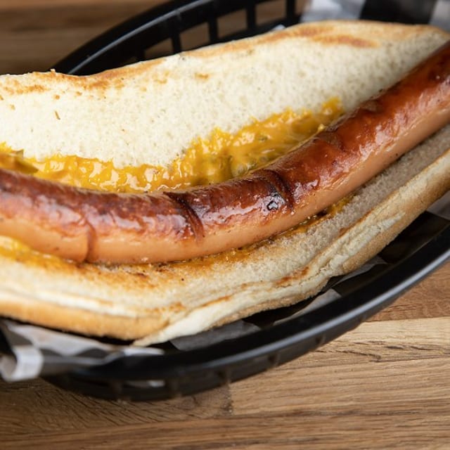 Foot Long Hot Dog.