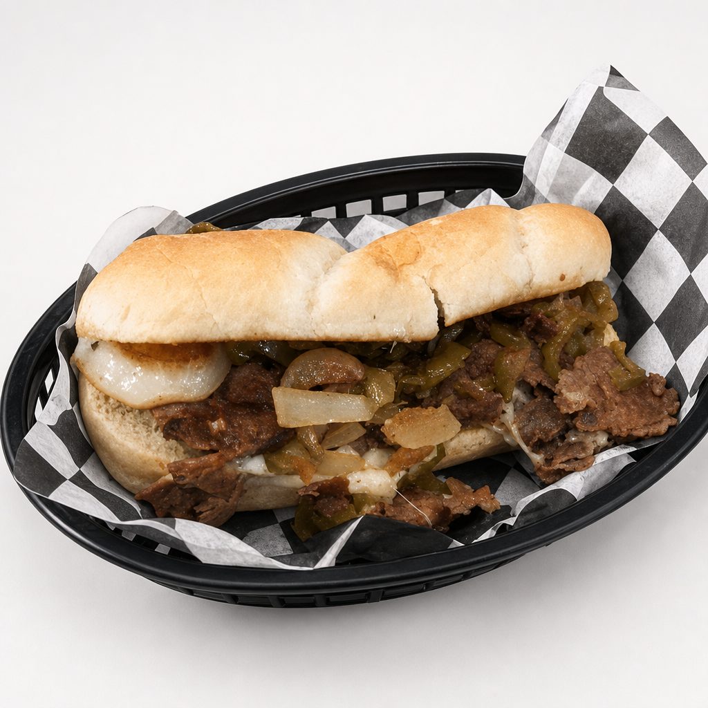 Philly Cheesesteak Burger.