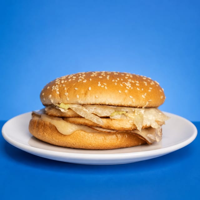 Grilled Chicken Malibu Burger.