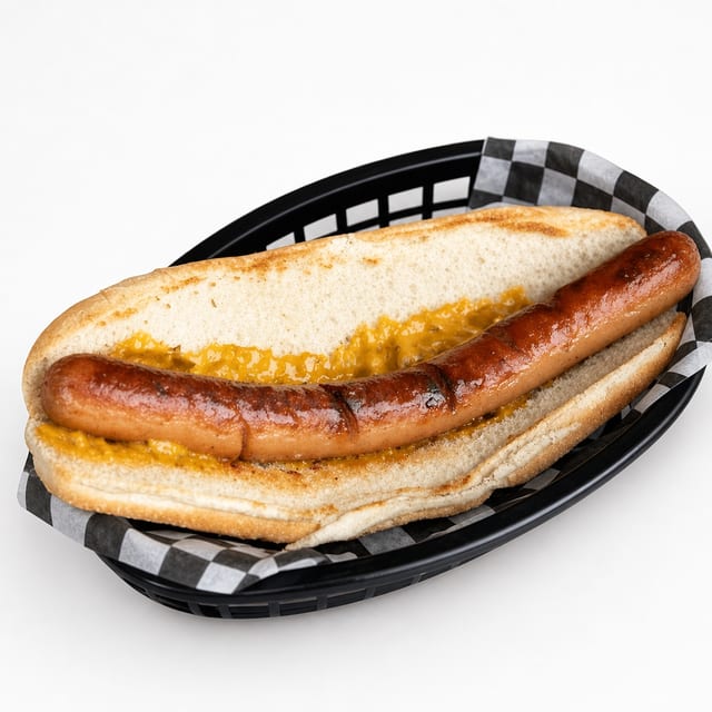 Foot Long Hot Dog.