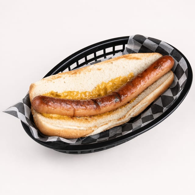 Foot Long Hot Dog.