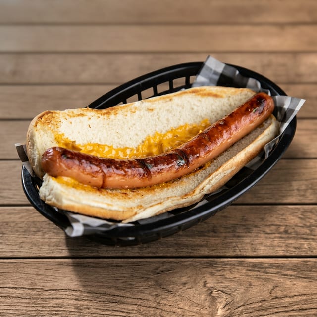 Foot Long Hot Dog.